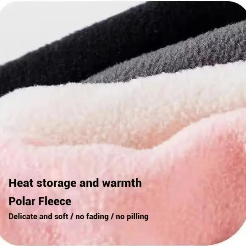 Fleece Winter Balaclava Hat With Neck Warmer Face Mask