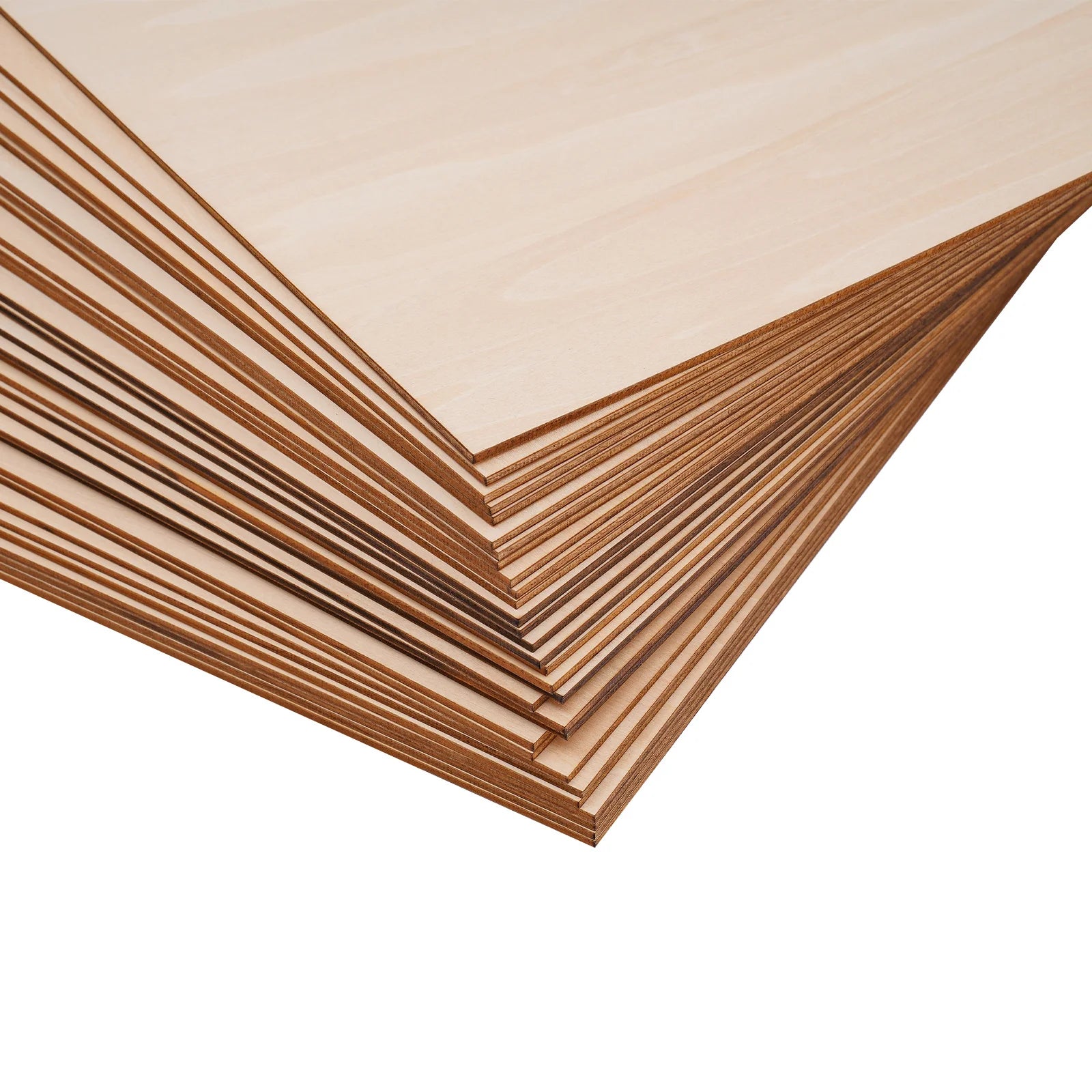 30Pcs Basswood Sheets 3mm Thick, 30x30cm/40x40cm Board for Wood DIY Home Decor, Square Blank Wooden Plywood Panels for Engraving