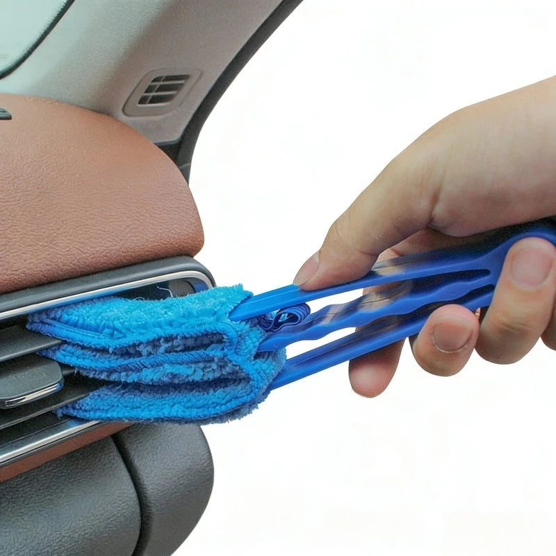 Blue 1pcs Color Microfiber Window Blind Cleaning Brush – Washable Duster