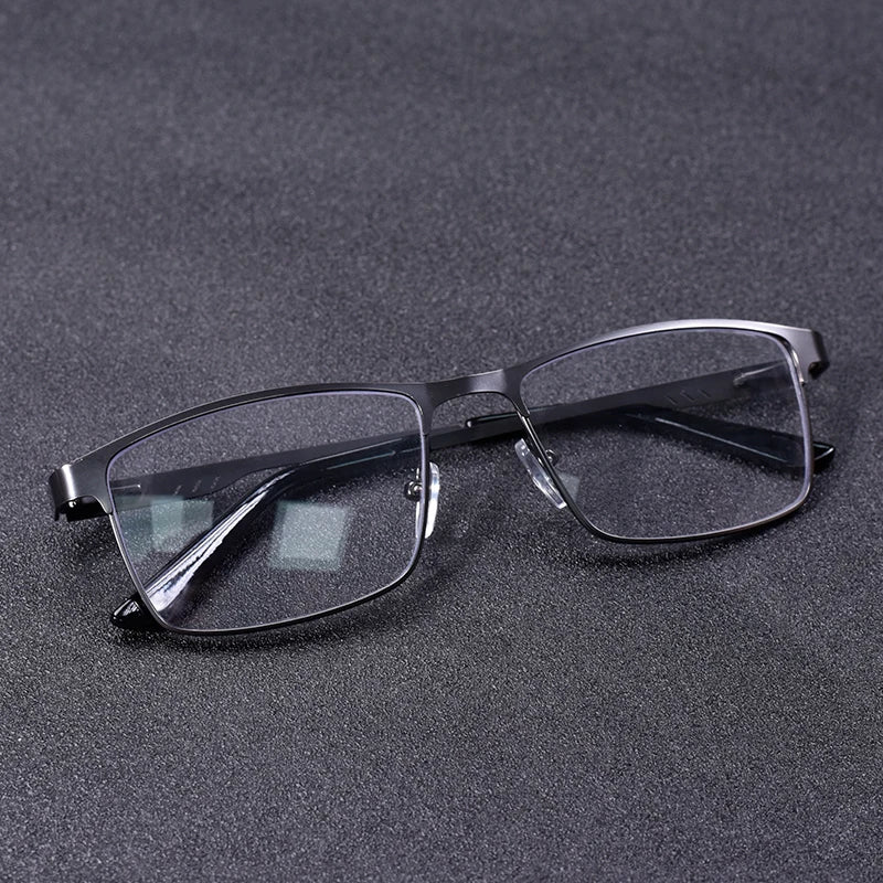 High Quality Stainless steel Reading Glasses Men Women Fashion Presbyopic Eyeglasses Business Hyperopia Anti Blue Light Eyewear1