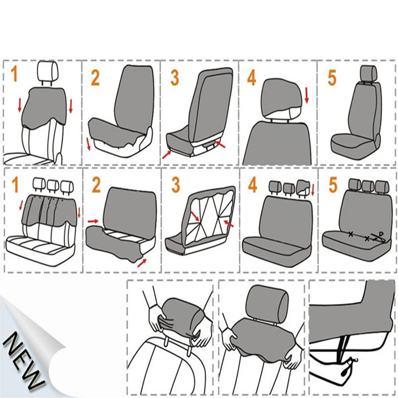 Vlinder Auto Stoelhoezen Universele Auto Seat Cover Autostoel Bescherming Covers Vrouwen Auto-interieur Accessoires (9 Kleuren)