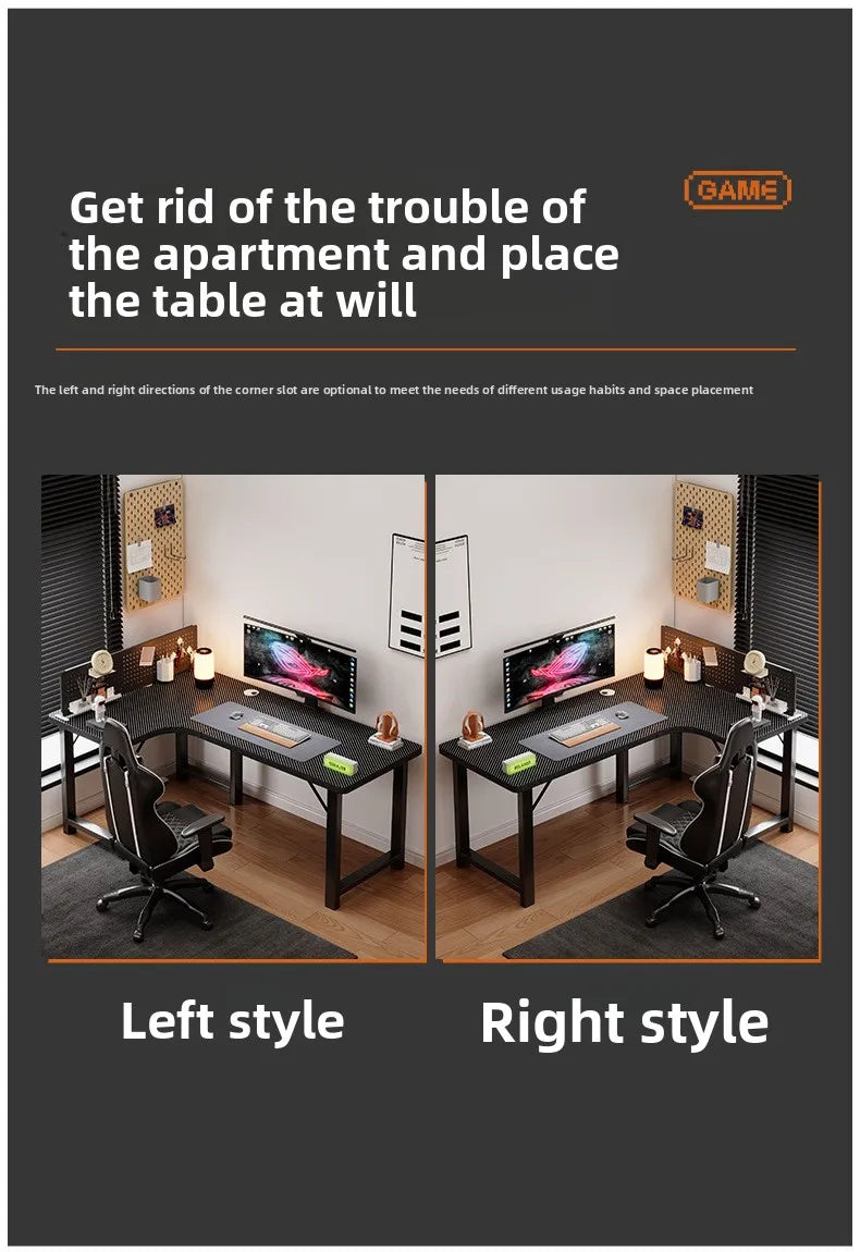 Computer desk Home corner table Study table Office writing desk E-sports