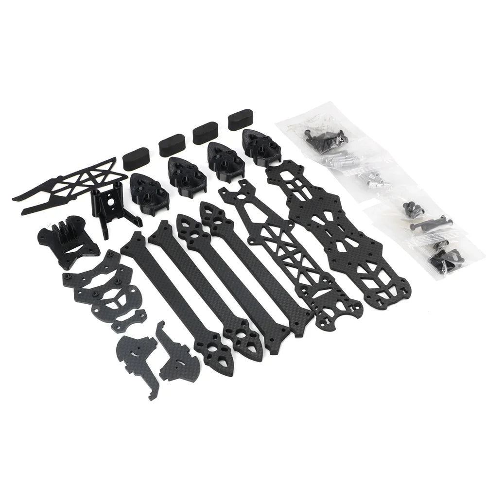 Mark4 7inch 295mm with 5mm Arm Quadcopter Frame 3K Carbon Fiber 7" FPV Freestyle RC Racing Drone with Print Parts for DIY FPV