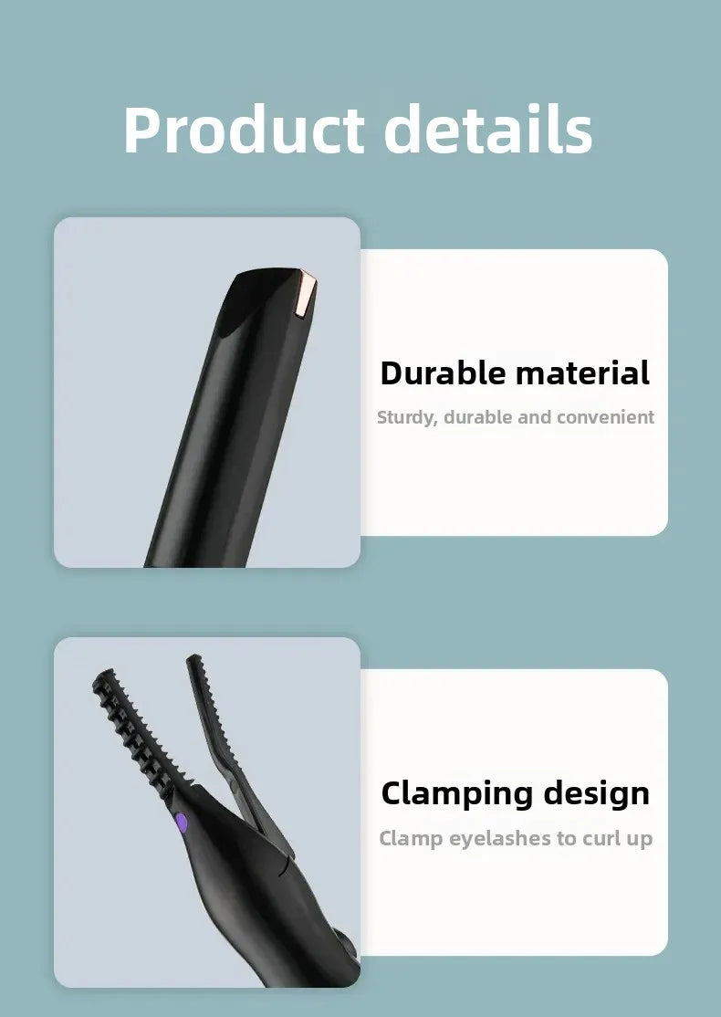 Electric Eyelash Curler Electric Heating Long-lasting Shaping Intelligent Temperature Control Portable and Not Harmful Makeup