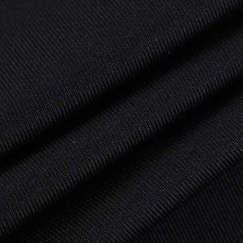 New Elegant Black Sleeveless Bandage Sexy Dress for Women Club Party Backless Tank Dresses Skinny Fashion Summer