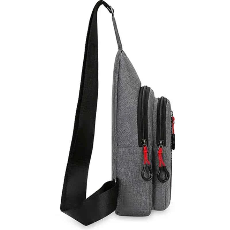 In Stock Men's Chest Bag 2024 New Casual Fashion Shoulder Bag Male Hand Crossbody Korean Cycling Backpack Fast Delivery