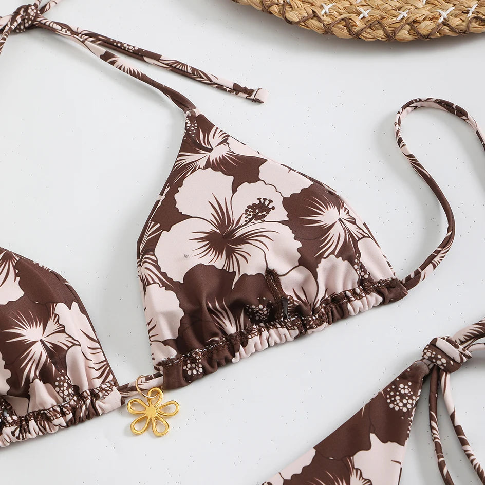 Sexy Micro Bikini Women's Swimsuit 2026 Trend Female Swimwear Two-piece Thong Bikinis Sets Beach Wear Swimming for Bathing Suit