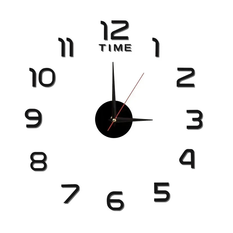 Clock Wall Art Home Decor Items Bedroom Decor Aesthetic Wall Clock in the Dark Noiseless Living Room Diy Clocks Wall Decoration