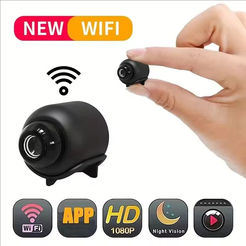 1080P Mini WiFi Security Camera – Night Vision & Motion