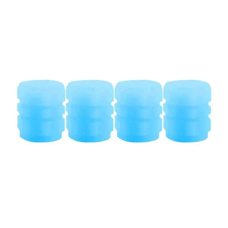 Luminous Valve Caps Fluorescent Night Car Tire Valve Caps Motorcycle Bike Glowing Decor Wheel Nozzles Tyre Cap Car Accessories