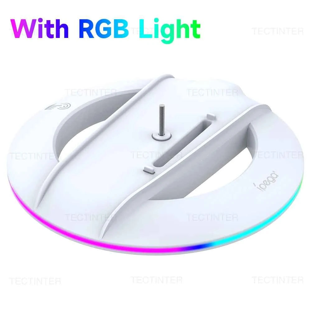 Vertical Cooling Stand for PS5 Slim / PS5 Pro Console Anti-Slip Base Bracket With RGB Light Holder for PS5 Slim Accessories