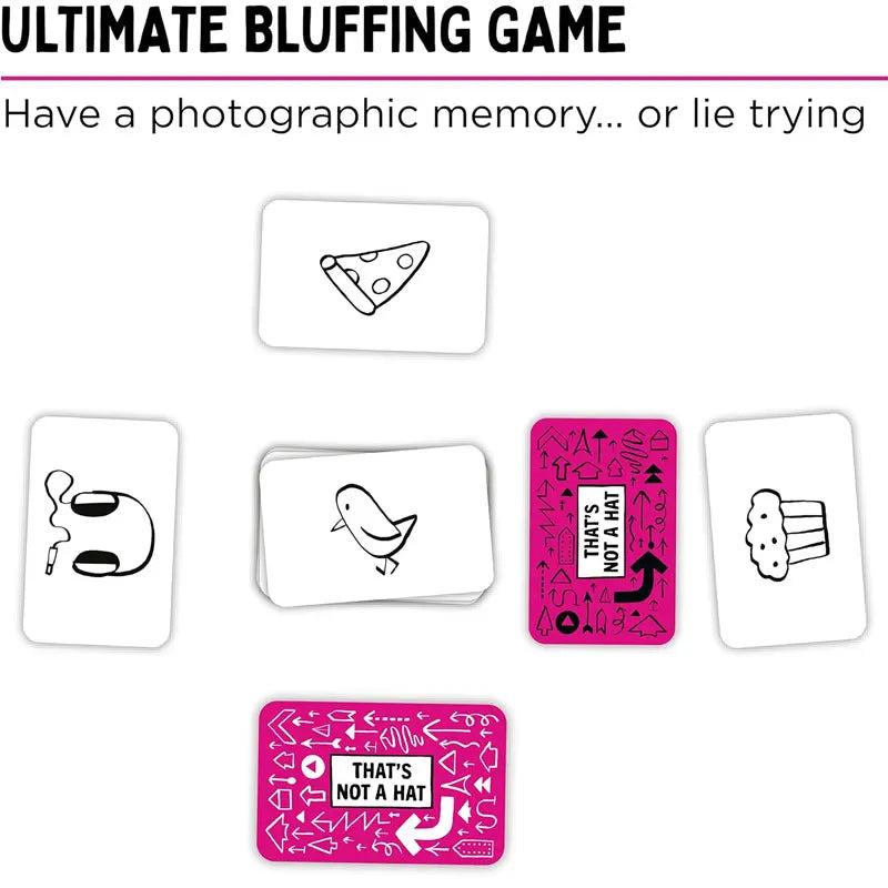 2026That's Not A Hat-Fun Bluffing & Memory Party Game for All Ages Components | Ideal for Family Gatherings | Great Replay Value