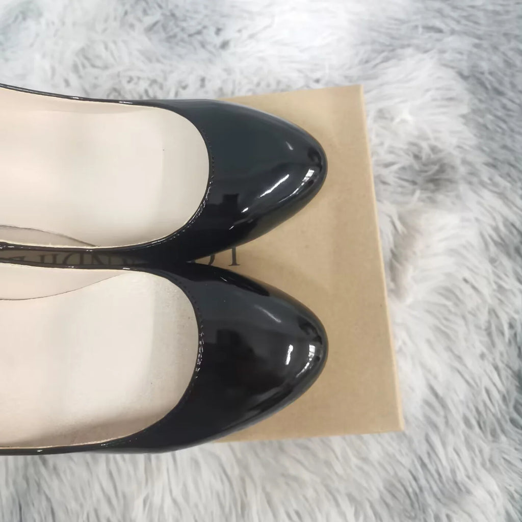 New 2026 Women Stilettos Platfrom Pumps Sexy 11cm Round Toe High Heels Shallow Elegant Lady Office Party Wedding Shoes Big Size