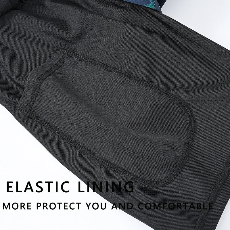 ESCATCH 2026 Summer New Arrival Mens Shorts 2 in 1 Quick Dry Gym Printing Swim Trunks Beach Side Zipper Pockets Swimsuit