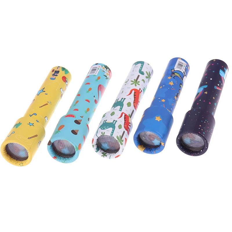 Interactive Logical Rotating Kaleidoscope Magic Classic Educational Toys for Kids Imaginative Cartoon Children Toys