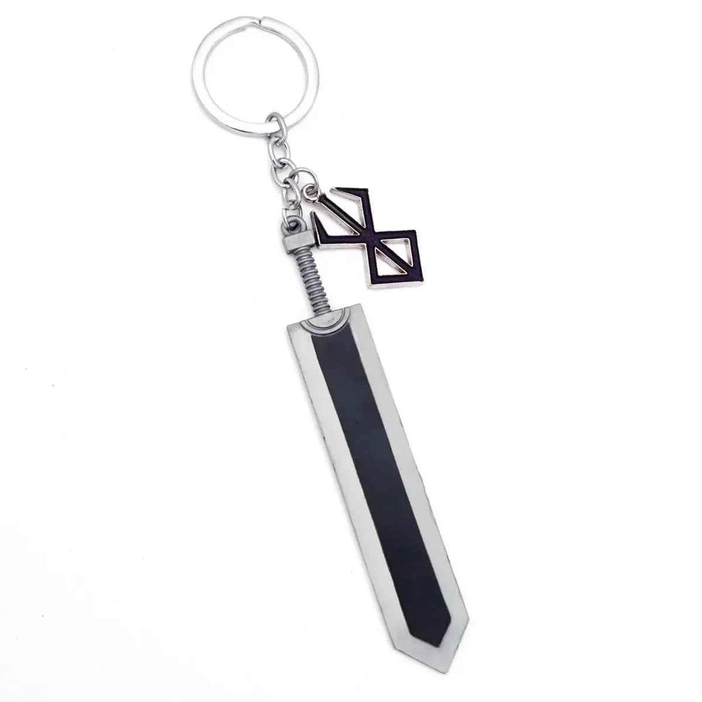Red & Black Keychain Sword Backpack Pendant Wholesale Customized Bulk Jewelry Accessories for Men Women