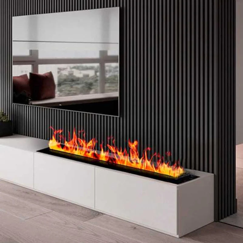 Water Electric Fireplace 3D Mist Fireplace Embedded Realistic Mist Flame Remote Control APP Interior Decoration Steam Fireplace