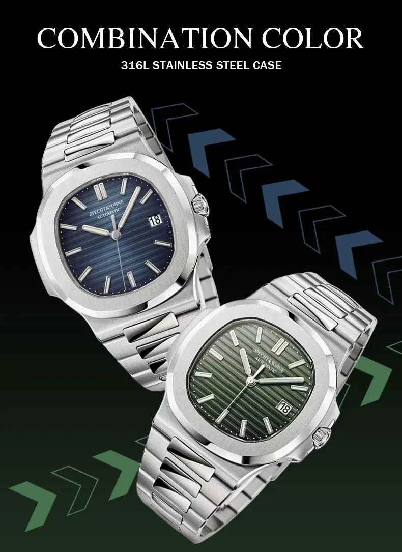 New Arrivals Fashion Men's Watches Luxury Automatic Watch For Men 42MM Stainless Steel Waterproof Rose Gold Sapphire5711 Watch