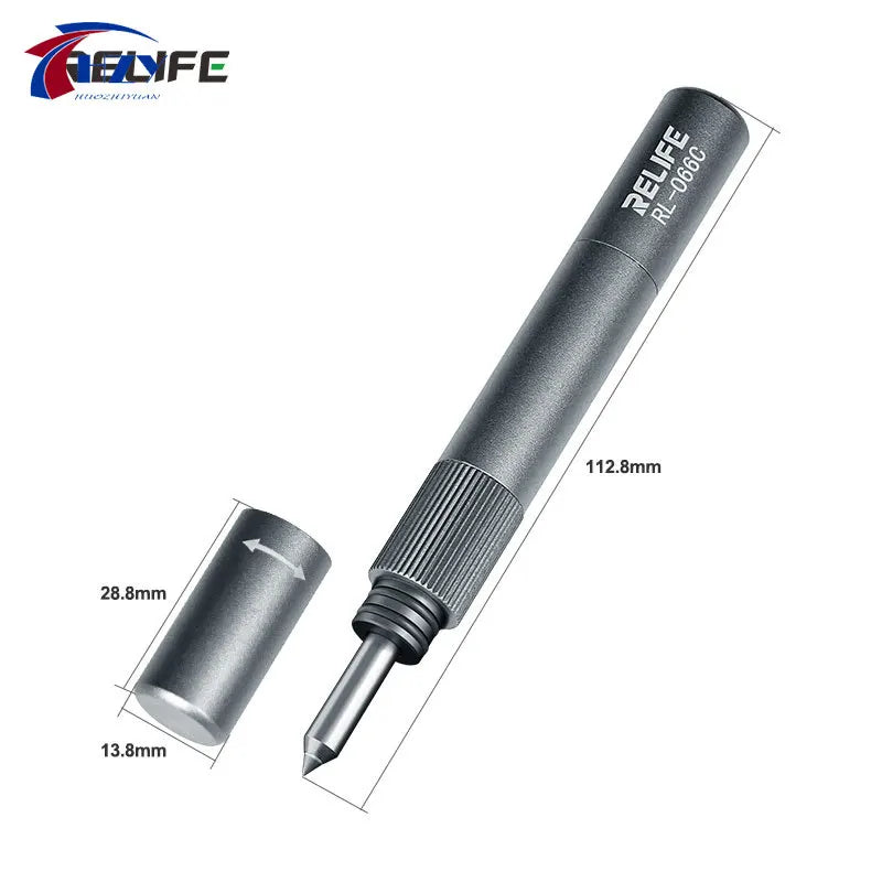 RELIFE RL-066C Back Glass Breaking Pen Phone Rear Camera Disassembly Tools Back Glass Removal Repair Refurbushing Blasting Tool