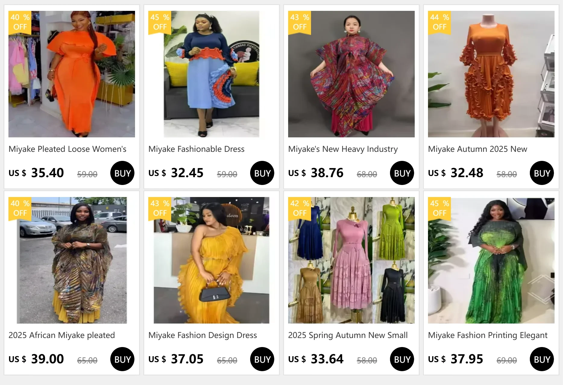 Directly From The Manufacturer Spring New Design Three-dimensional Printing Pleated Dress Foreign Style Fashion Dresses Women