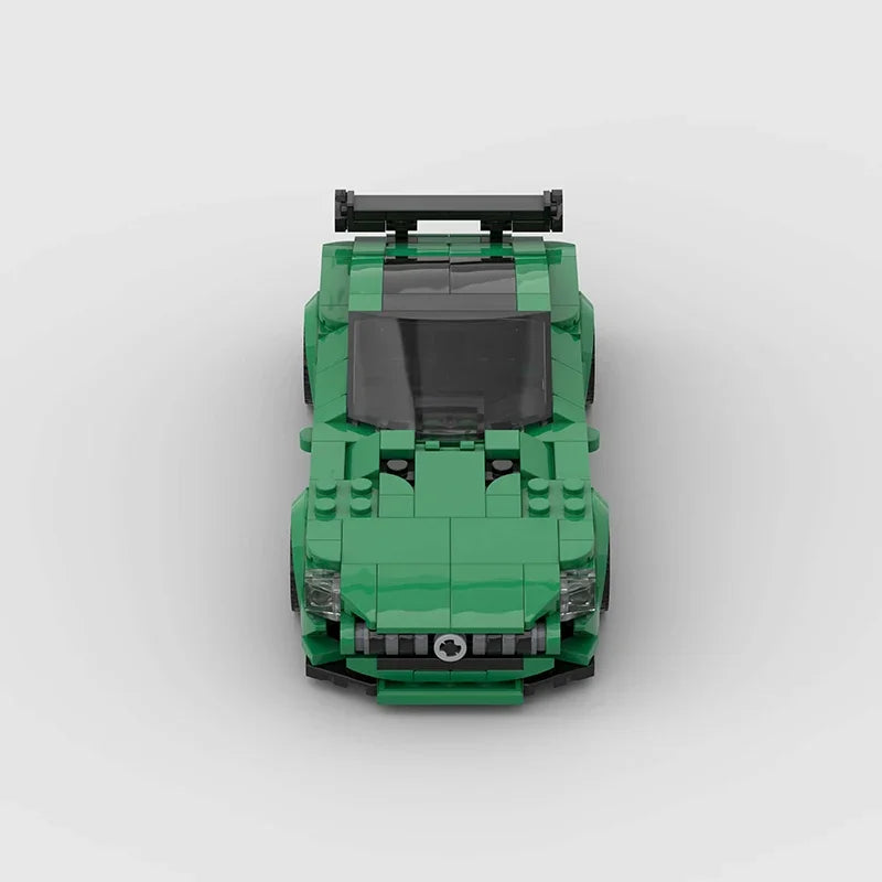 MOC Car Speed RX7 AE86 Chiron R8 Creative Racing Vehicle Model Building Block Super Race brick City Rally Sport Toy Technical