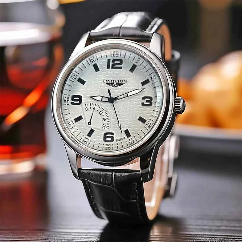 Top Brand Man Wristwatch 2025 New Luxury Business Waterproof Men Watch For Men Quartz Clock Leather Men's Watches reloj Handsome