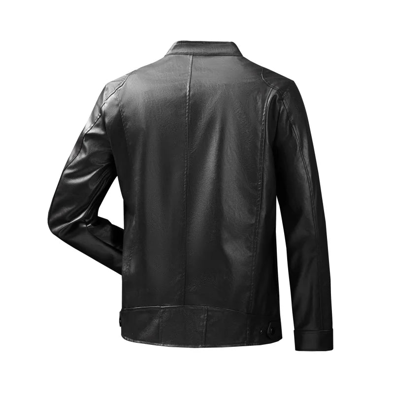 Men's Jackets Men Leather Jacket Motorcycle Coats Outwear Fashion Brand Male Pu Slim Fit Leather Jackets Mens Blazer Clothes
