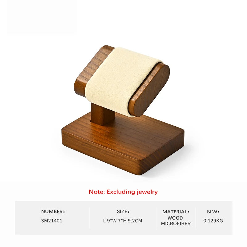 Oirlv Wooden Jewelry Organizer Bracelet Watch Display Stand Jewelry Storage Holder Watch Rack Watch Display Props For Showcase
