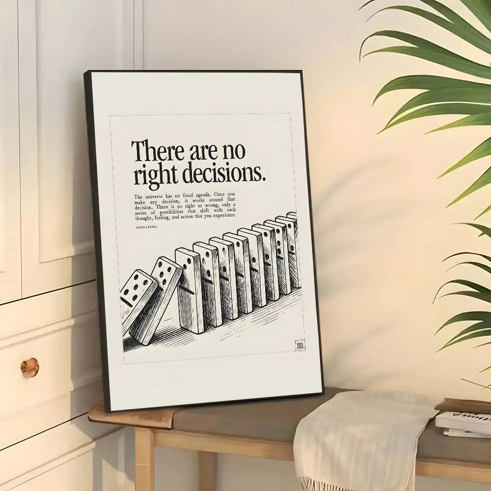 Home decor Life attitude quotes Poster sticky wall waterproof home living room bedroom bar aesthetic decoration