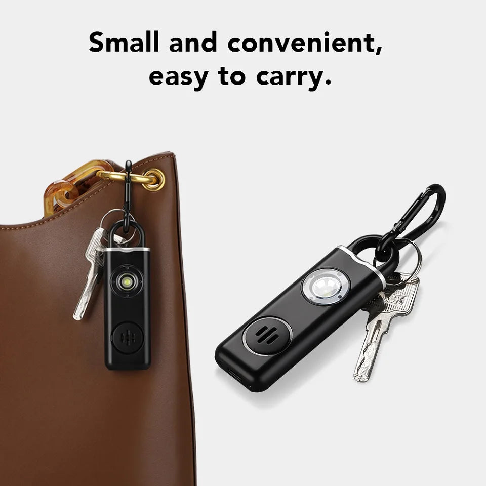 WSDCAM Self Defense Alarm 130dB Anti-wolf Personal alarm for Girl Child Women Loud Panic Alarm Rechargeable Emergency Alarm