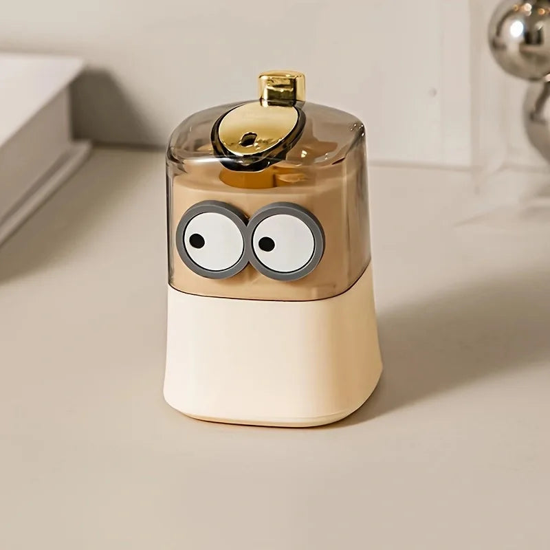 The creative toothpick box automatically pops out a new portable cartoon toothpick holder for both home and commercial use