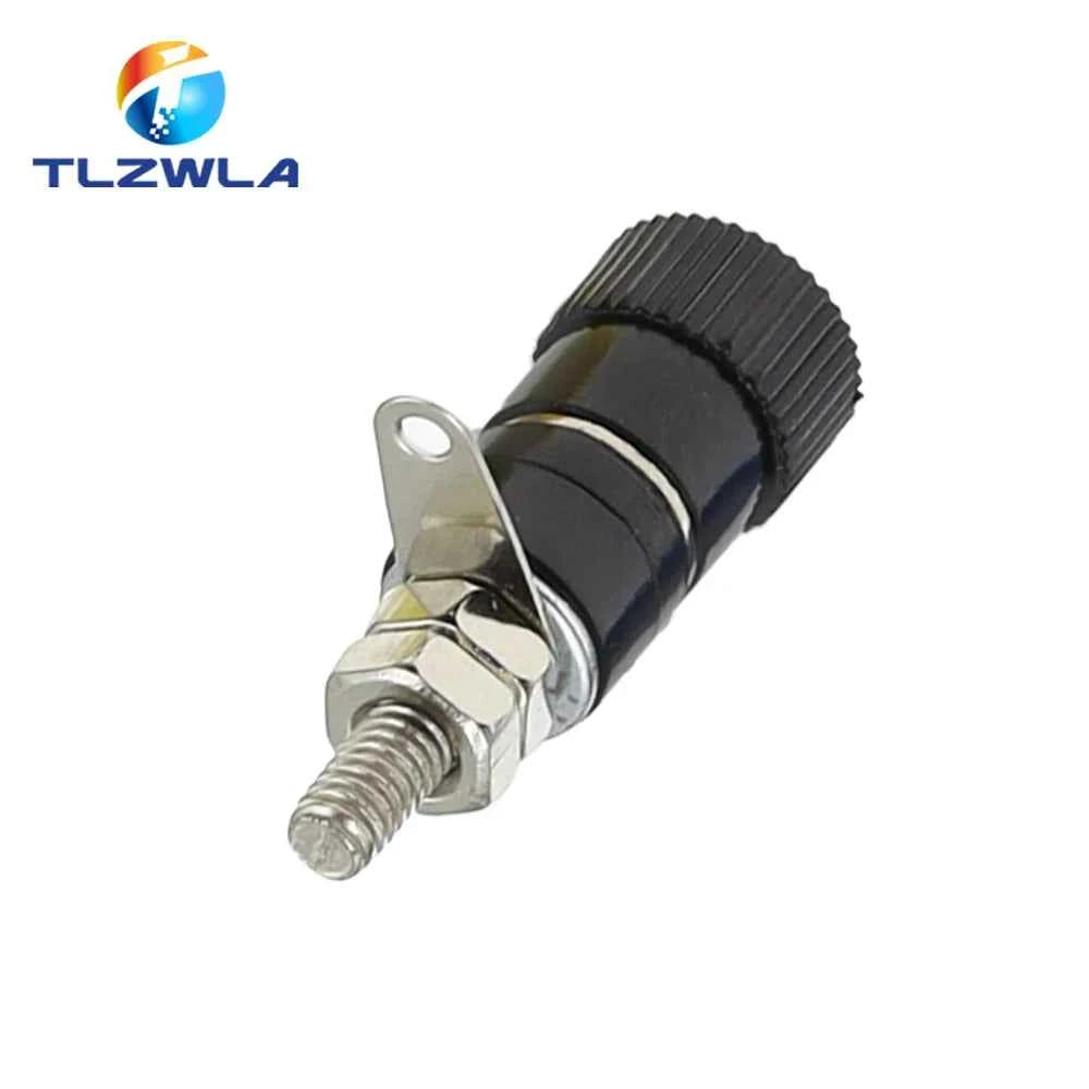 10PCS Terminal Blocks JS-919 4mm Amplifier Terminal Connector Binding Post Banana Plug Jack Mount