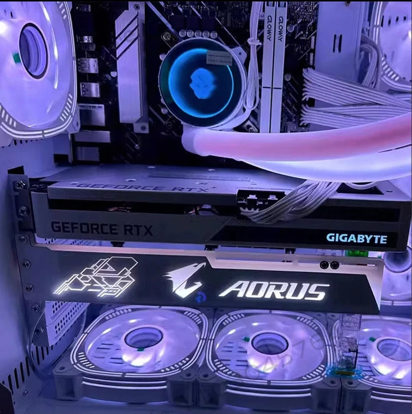 GPU Holder 5V ARGB VGA Support 3090 3080 4090 Graphics Card Bracket M/B AURA SYNC, MOD Gamer Cabinet Decoration