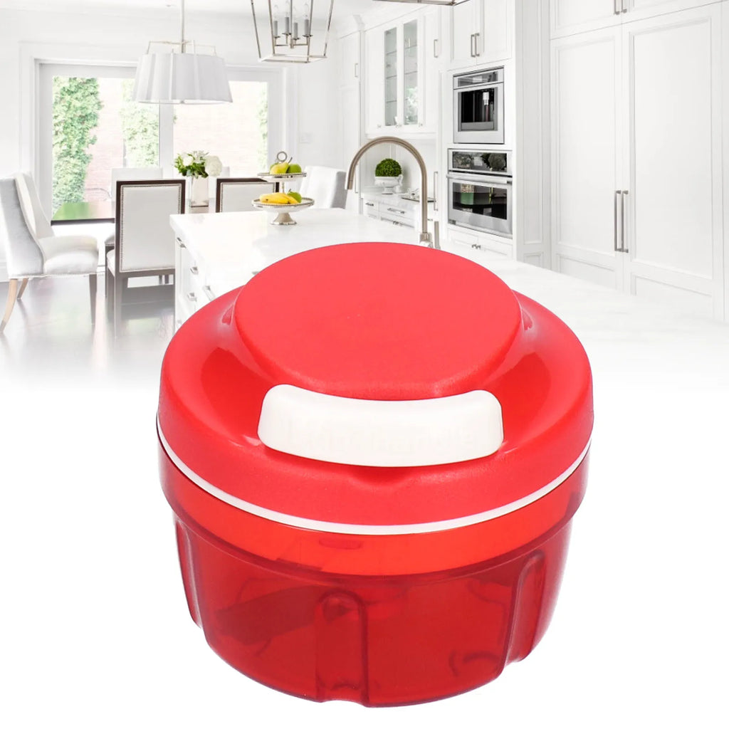 D2 Vegetable Cutter Household Drawstring Manual Vegetable Chopper Shredder Beef Meat Blender Slicer Juicer Tool Kitchen Supplies