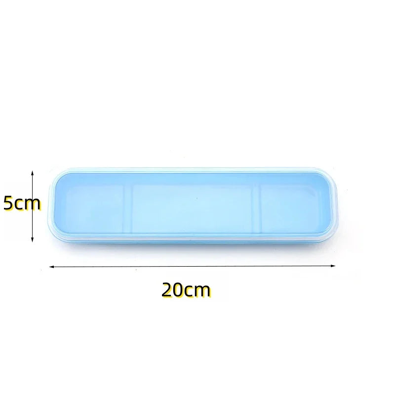 Tableware Box Portable Tableware Box Spoon Fork Storage Box Spoon, Fork, Chopsticks, Straw, Makeup Brush Storage Box