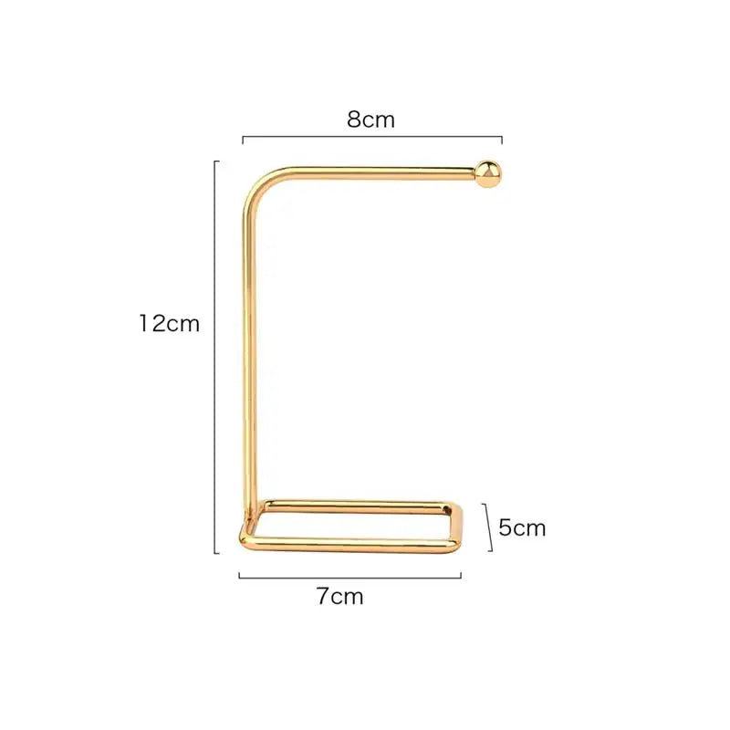 High Quality Jewelry Organizer Shelf Metal Earring Storage Rack DIY Jewelry Organizer Holder Pendants Necklace Display Stand