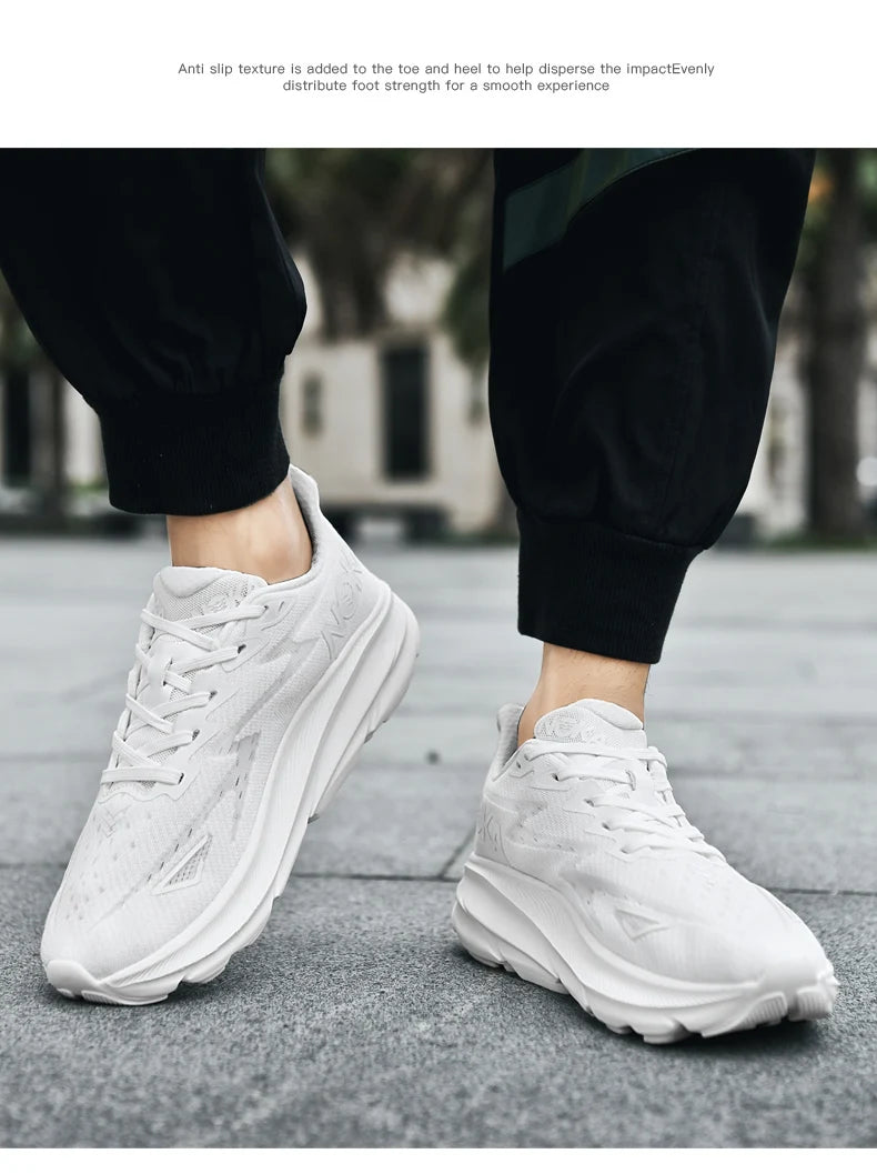 Marathon Sports Running Shoes Men Breathable Lightweight Sneakers Comfortable Athletic Nonskid Leisure Outdoor Sneakers for Men
