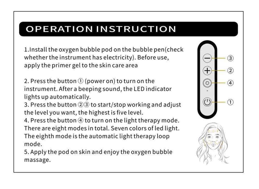 Newest Handheld Rechargeable CO2 Oxygen Bubble Device Exfoliate Oxygen Facial Machine Wrinkle Removal Portable Beauty Device