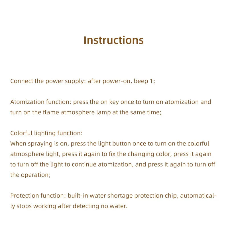 Aromatherapy Diffuser with Flame Effect, Essential Oil Diffuser and Cool Mist Humidifier, Silent Humidifier for Home and Bedroom
