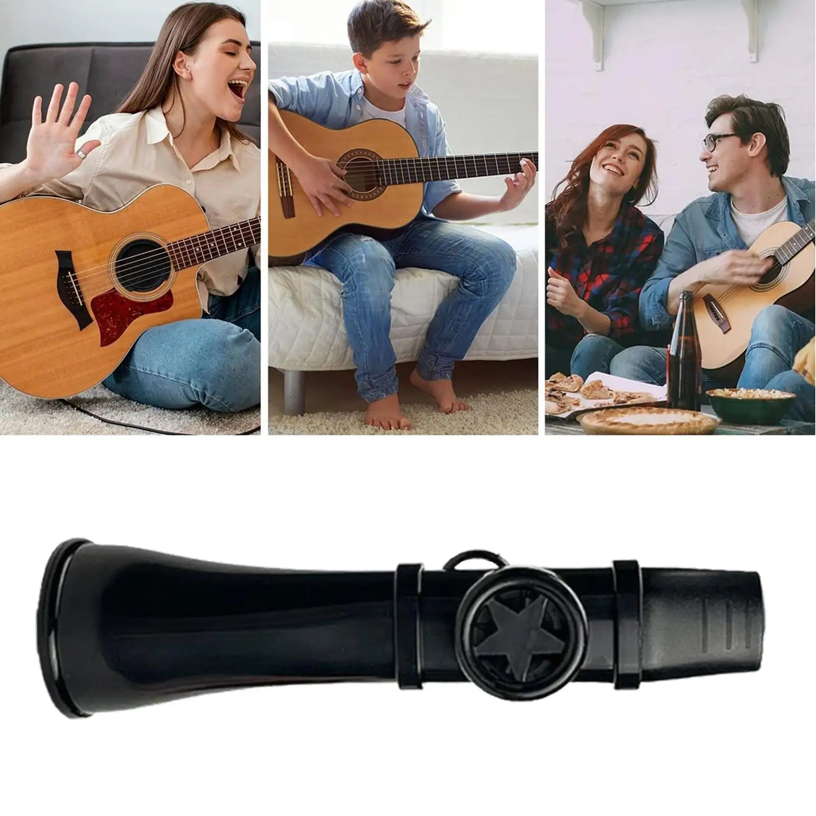 Kazoos for Children Music Instruments Reusable Kids Kazoo Educational for Guitar Ukulele Violin Piano Keyboard Music Lovers Gift