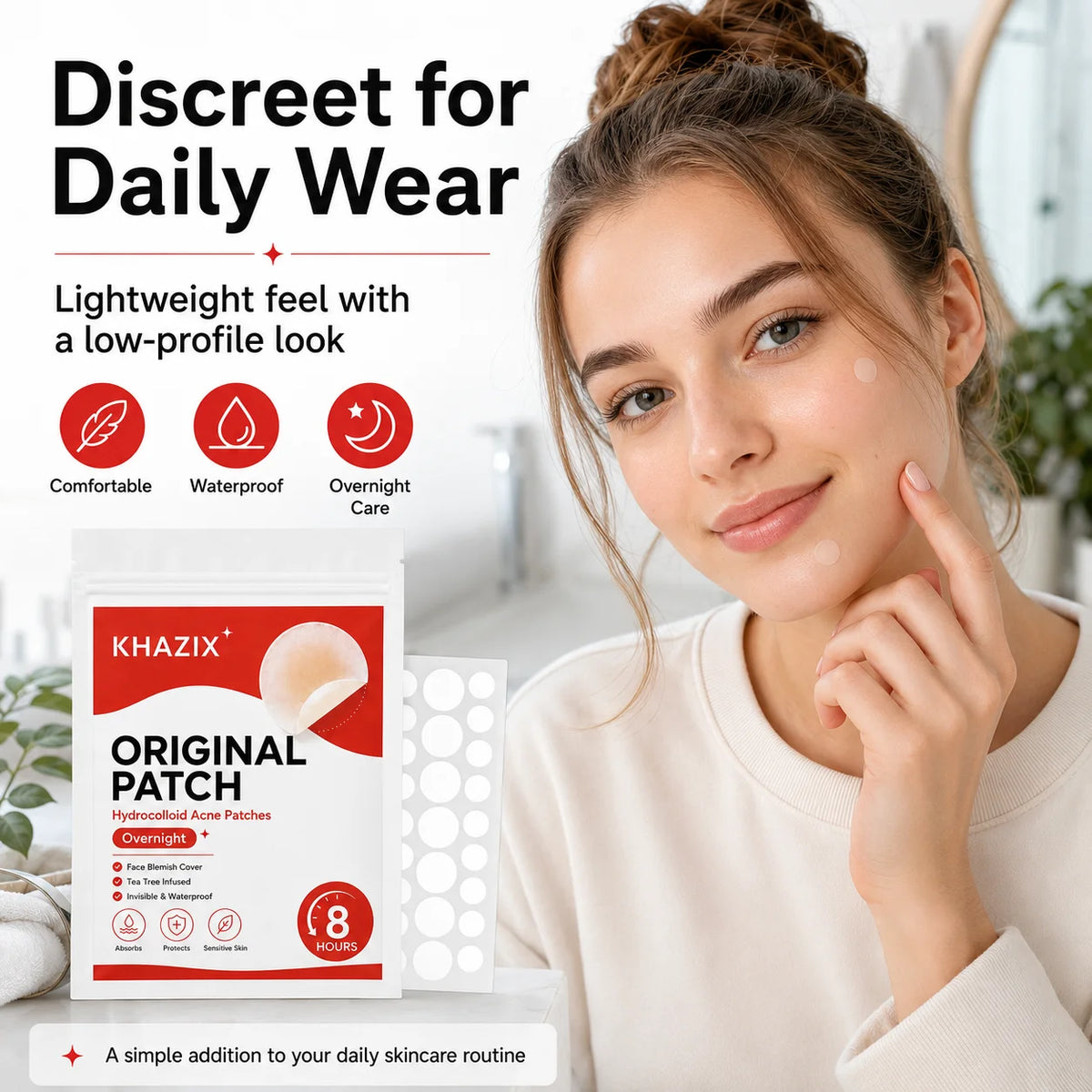 360-Piece Clear Acne Pimple Patches Invisible Spot Covers