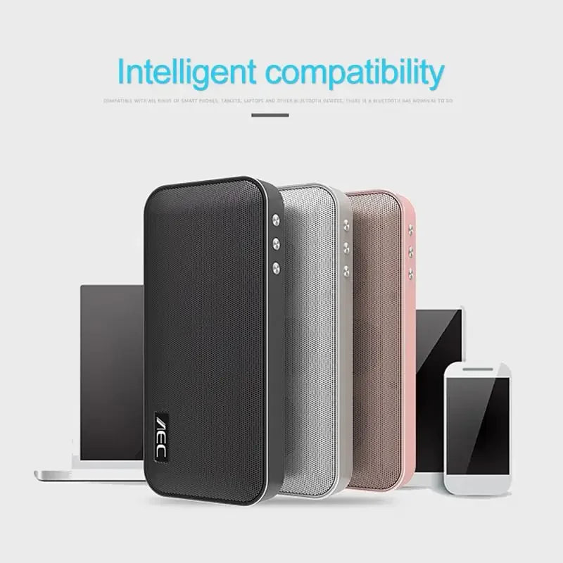 Portable Bluetooth Speaker Power Bank – Slim Deep Bass