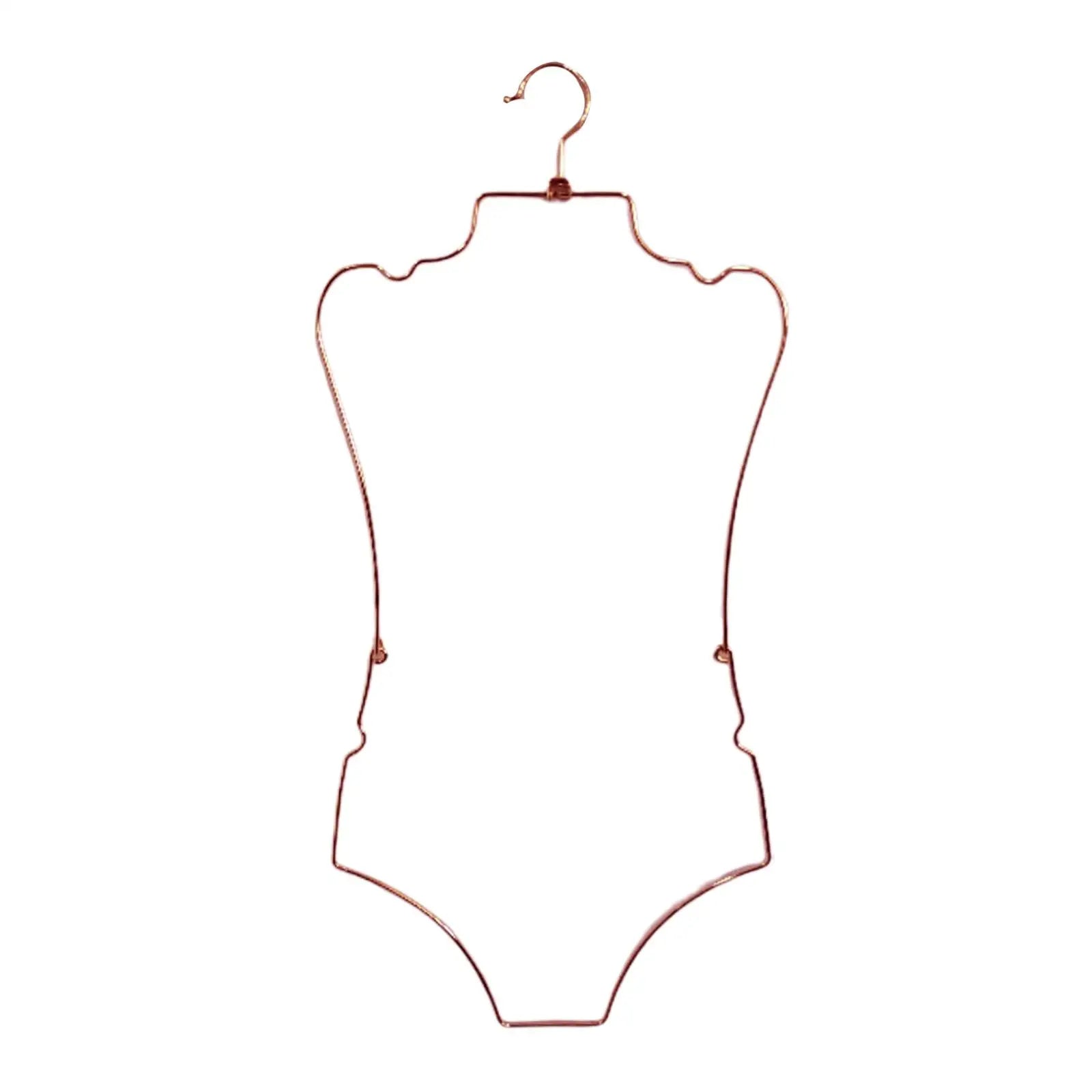 Body Shape Lingerie Hanger Foldable Durable Closet Organizer Swimsuit Hanger for Closet for Stores Boutiques Show Window Bedroom