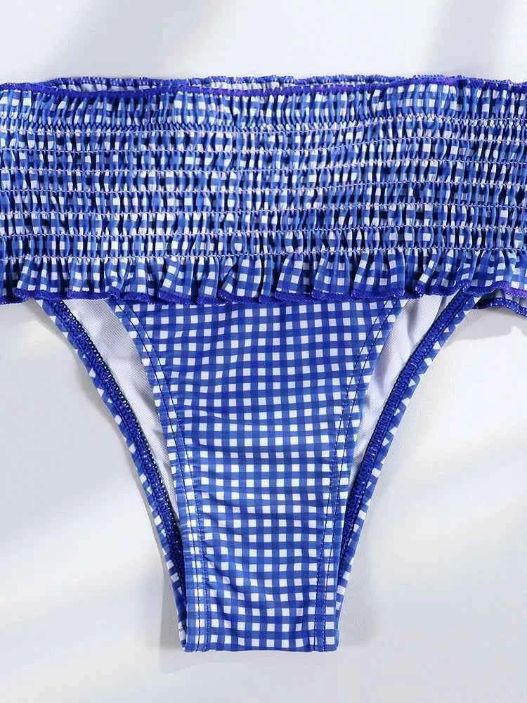 Triangle Bikinis Bow Swimsuit Women Sexy Swimwear Bandage Bikini Set Summer Biquini Female Beachwear Low Waist Thong Swimsuits