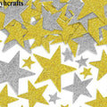100PCS Glitter Foam Stickers Assorted Shapes Self-Adhesive Craft Stickers for Kids DIY Scrapbooking Card Making Classroom Decor