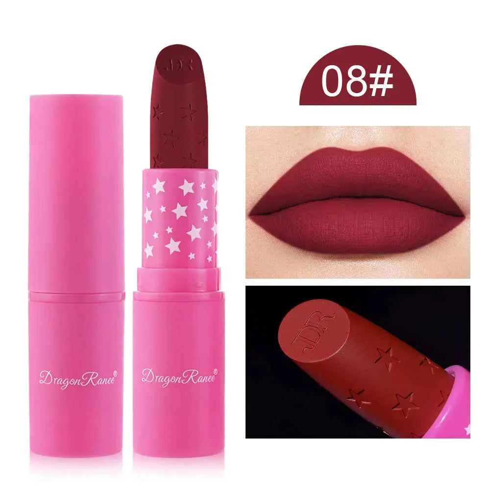 Matte Waterproof Lipstick – Long-Lasting Non-Stick Color