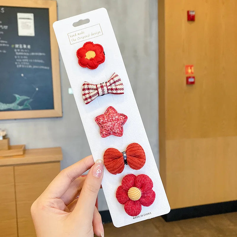Cute Baby Hair Clip Baby Does Not Hurt Hair Clip Children's Hair Accessories Girls Side Bangs Hair Clip Headdress.