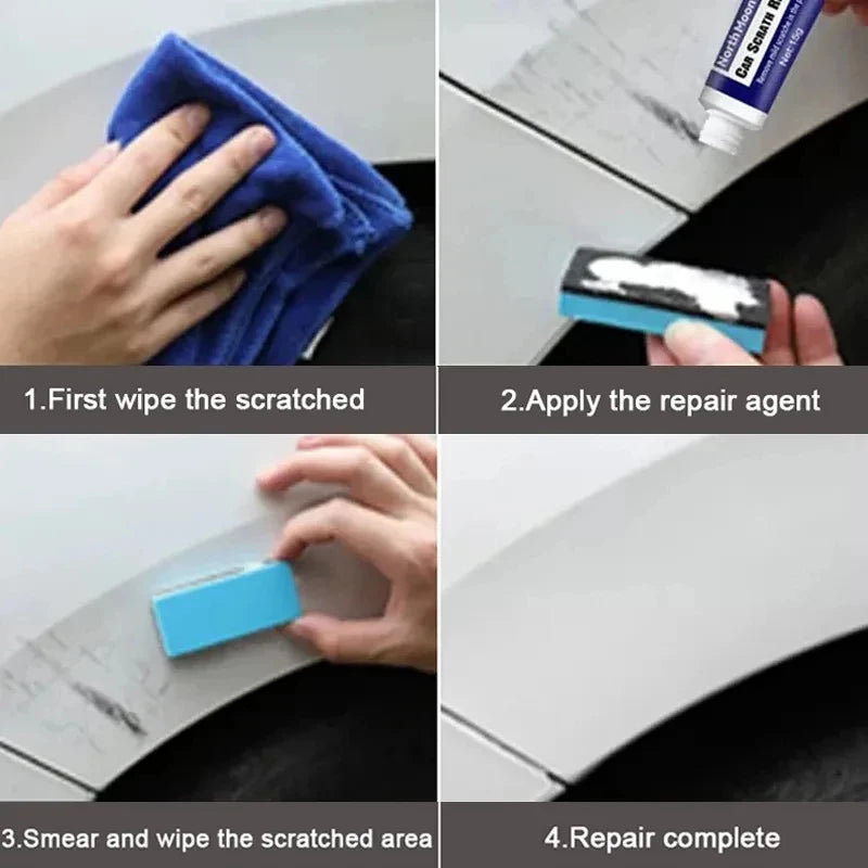 1set Car Scratch Remover Paint Care Tools Auto Repair Polishing Auto Body Compound Paste Paint Repair Kit Auto Accessories