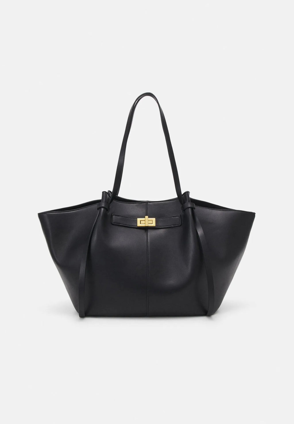 Fashion Large Capacity Trapeze Bag Designer Chic Lock Women Shoulder Bags Luxury Pu Leather Handbags Trend Underarm Bag 2025