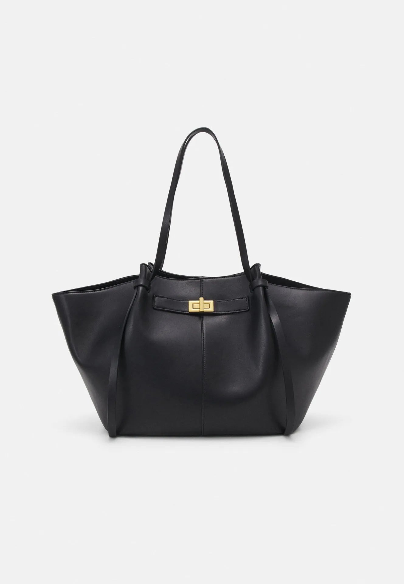Fashion Large Capacity Trapeze Bag Designer Chic Lock Women Shoulder Bags Luxury Pu Leather Handbags Trend Underarm Bag 2025